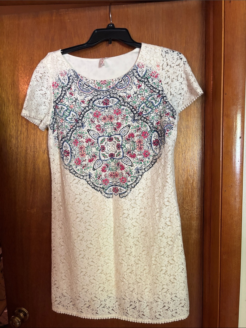 Red Camel Medium lace dress